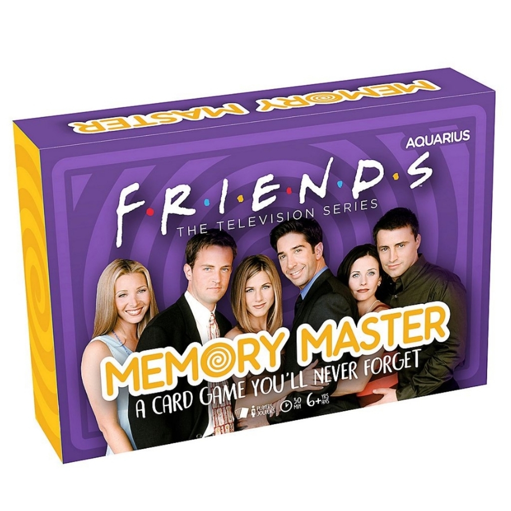 WB FRIENDS The TV Series Memory Master Card Game by Aquarius Ages 6+ Fun NWT